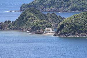 View from the top of Little Tobago