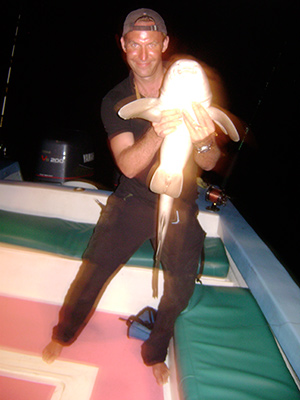 Shark fishing in Tobago